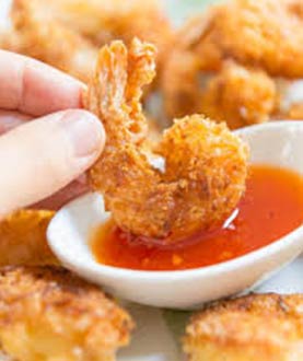 8 Pieces Fried Shrimp With Sauce