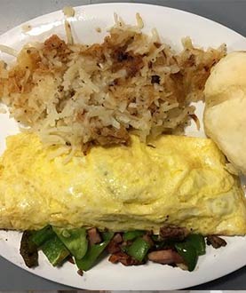 Breakfast 3 Eggs Omelet Platter